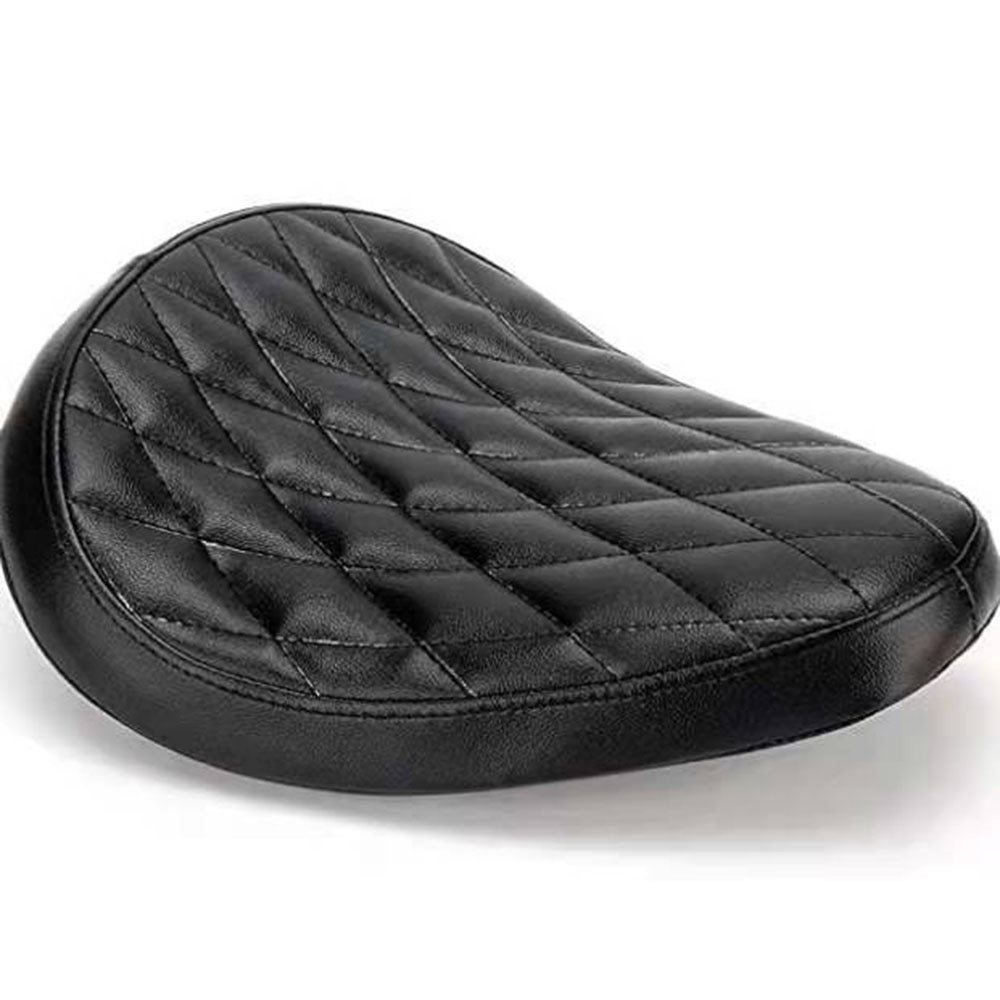 

Черное кожаное сиденье водителя Solo для Sportster 883 1990-2013, седло, подходит для Cruiser Bobber Chopper Custom