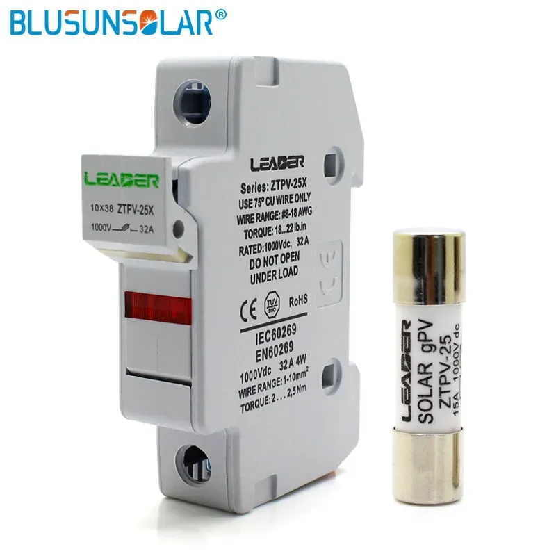 

Плавкий предохранитель BLUSUNSOLAR ZTPV-25X 10-30A 1000В постоянного тока