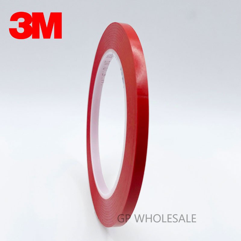 

3M 471 прочная виниловая лента, длина 33M, комплект для украшения, маскировка, 3 мм, красный цвет, любой размер, можно разрезать