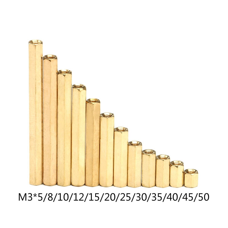 

20 шт. латунные шестигранные стойки M3 Your Cee