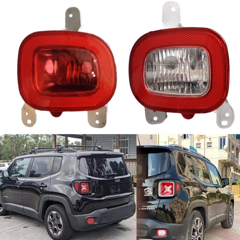 

Задний бампер, фонарь заднего стоп-сигнала для Jeep Renegade 2015-2018 68255513AA 68255514AA
