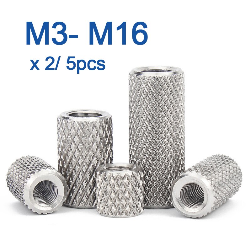 

Круглые муфтовые гайки из нержавеющей стали AZKD M3-M16
