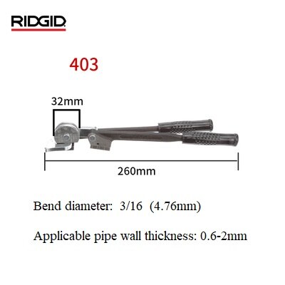 

Ручной трубогиб LEEKNOW RIDGID 400 0-10 мм