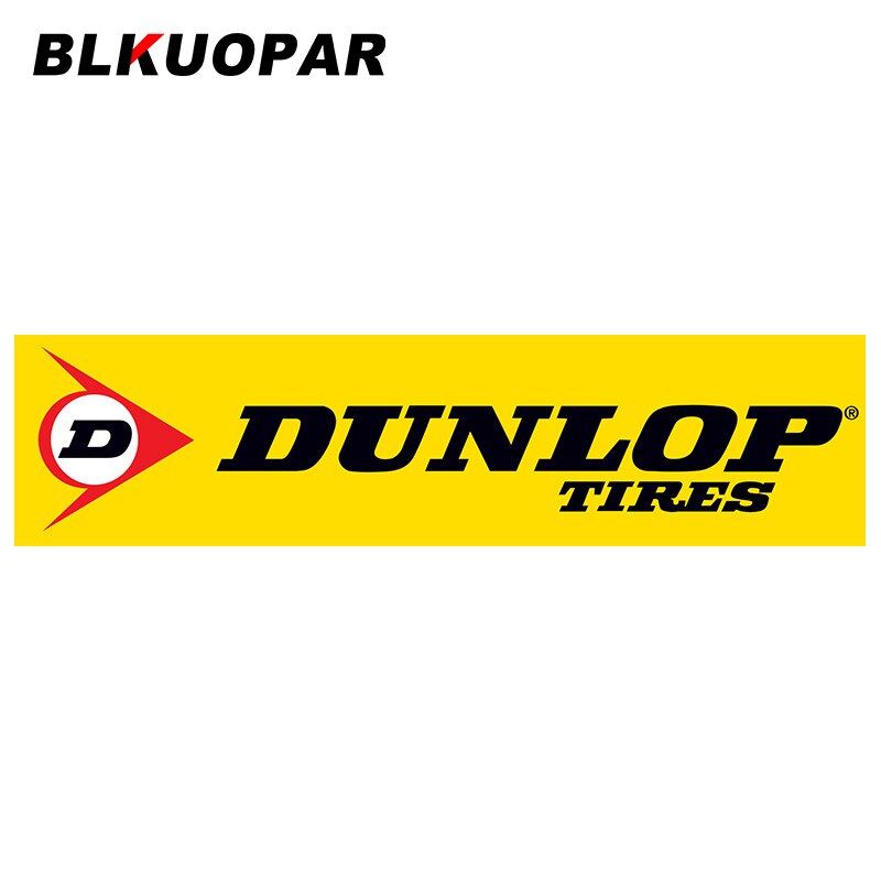 

Автомобильная наклейка BLKUOPAR 13 см x 3,2 см для шин DUNLOP, индивидуальная устойчивая к царапинам наклейка, водонепроницаемое ветровое стекло, багажник, автомобильные аксессуары