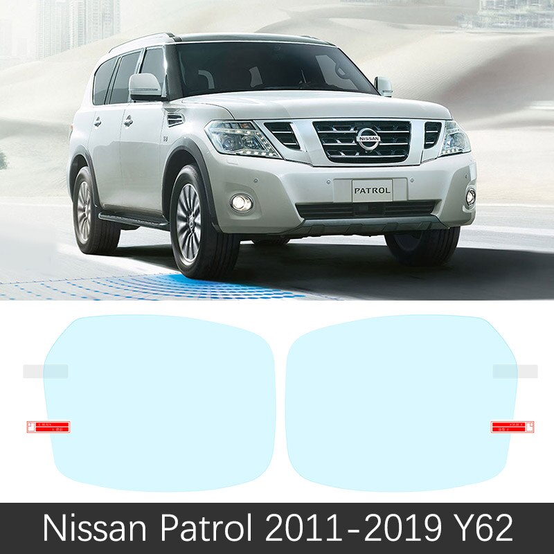 

Для Nissan Patrol 2011-2019 Y62 2015 2016 2017 2018 полное покрытие зеркало заднего вида пленка противотуманная наклейка на зеркало автомобиля аксессуары