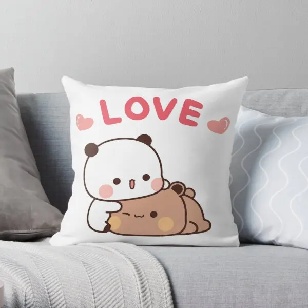 

Декоративная наволочка Bubu duda Mochi персик 40x40 см