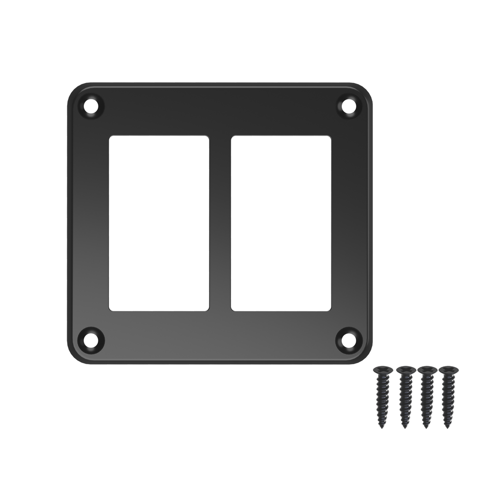 

Корпус с переключателем, держатель с одним двойным кронштейном, рамка 37,5 мм x 21,4 мм, крепление с отверстием, панель приборной панели для 4x4 2x4 Carling ATV Jeep