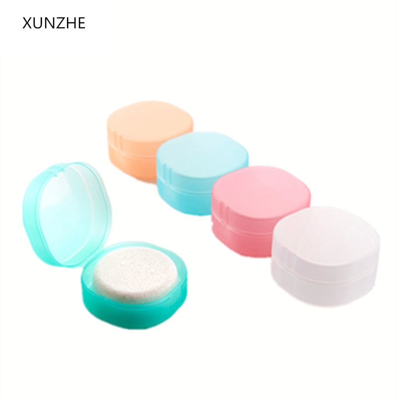 

XUNZHE Круглая прозрачная пластиковая мыльница