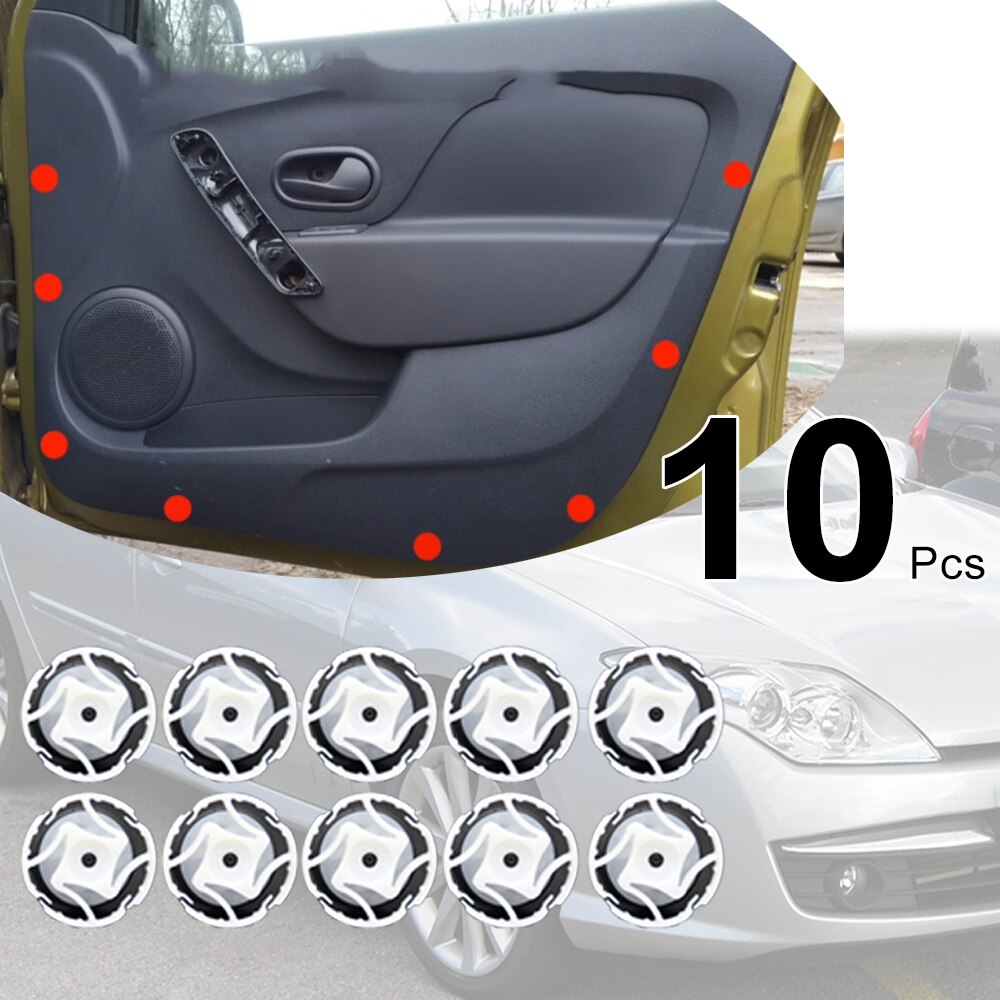 

10 шт. для Renault Laguna 2008-2015 Megane MK3 Logan Duster HM Sandero B52 Master Trafic Captur J87 дверная карта панель отделка заклепка