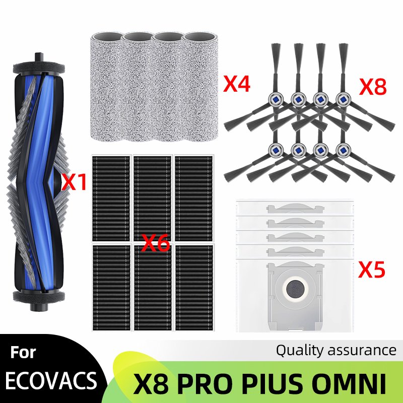 

Запасные части для Ecovacs X8 Pro Omni