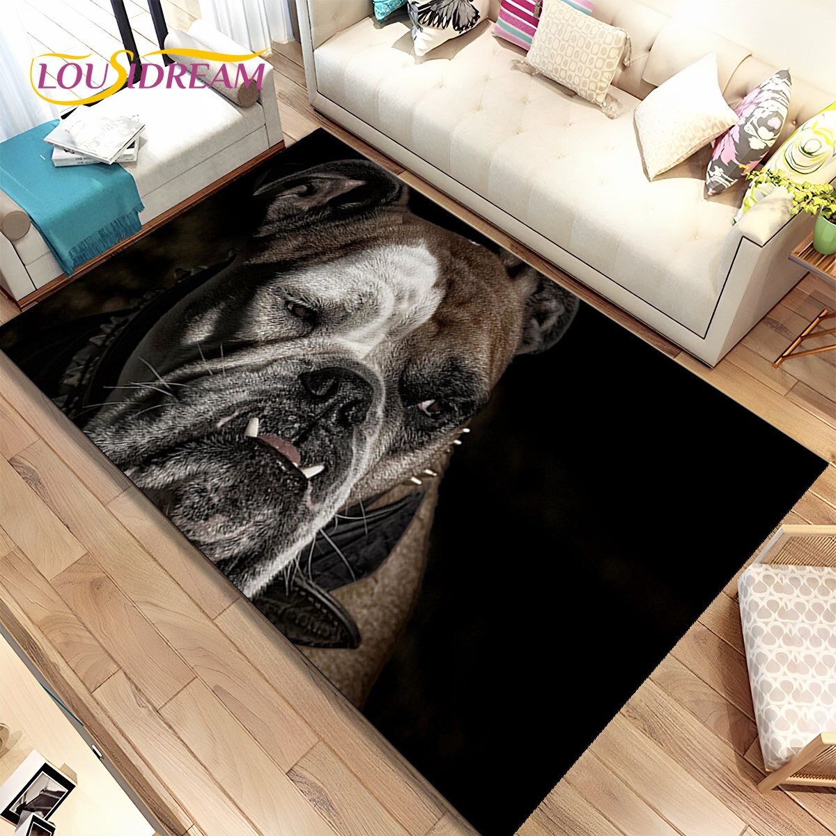 

Коврик Cartoon French Pit Bull Dog LOUSIDREAM