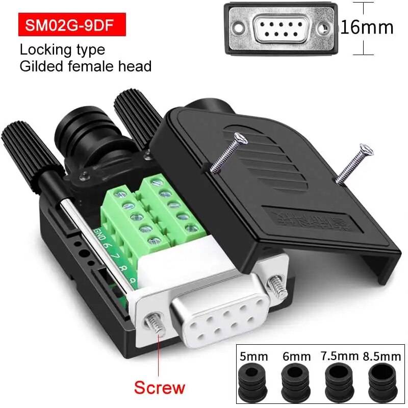 

DIVEDEER DB9 Solder-free Connector