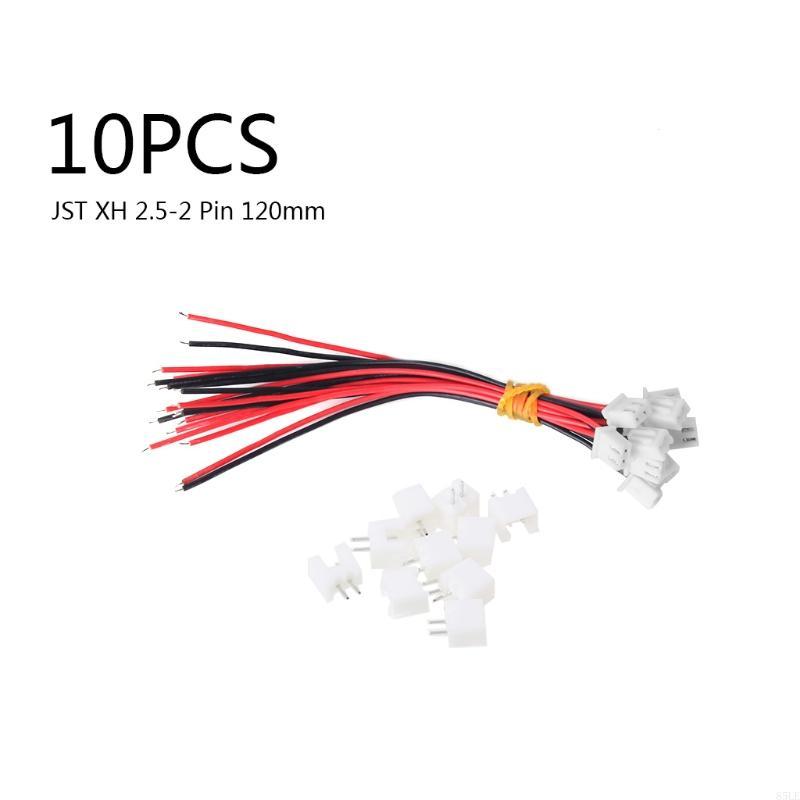 

85LE 10PCS/SET JST XH 2,5-2 ПИНА ПИНА ПЕКТА ОБЛАСТИ ЗАКЛЮЧЕНИЯ И ЗАМЕРКИ с 120-миллиметровым проводом