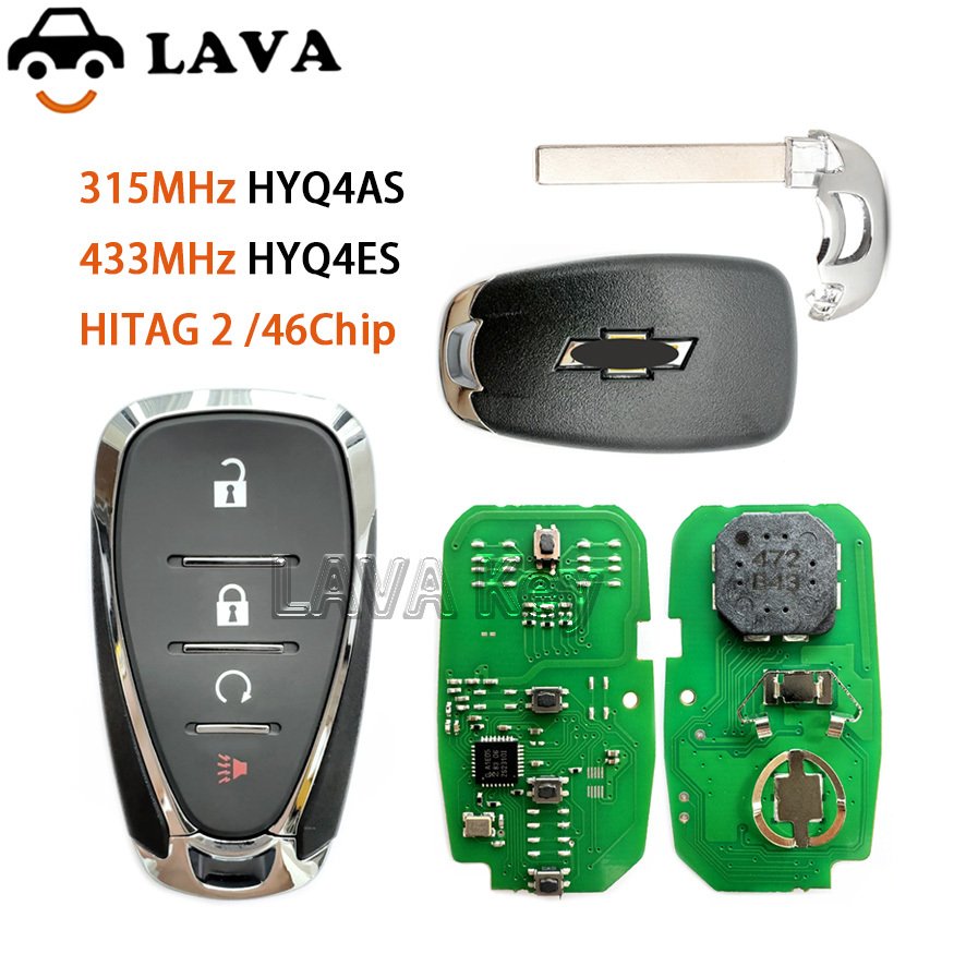 

Умный дистанционный брелок LAVA HYQ4AA HYQ4EA HYQ4AS HYQ4ES для Chevrolet Bolt EUV EV Blazer Cruze Traverse Trailblazer Volt 2019-2024