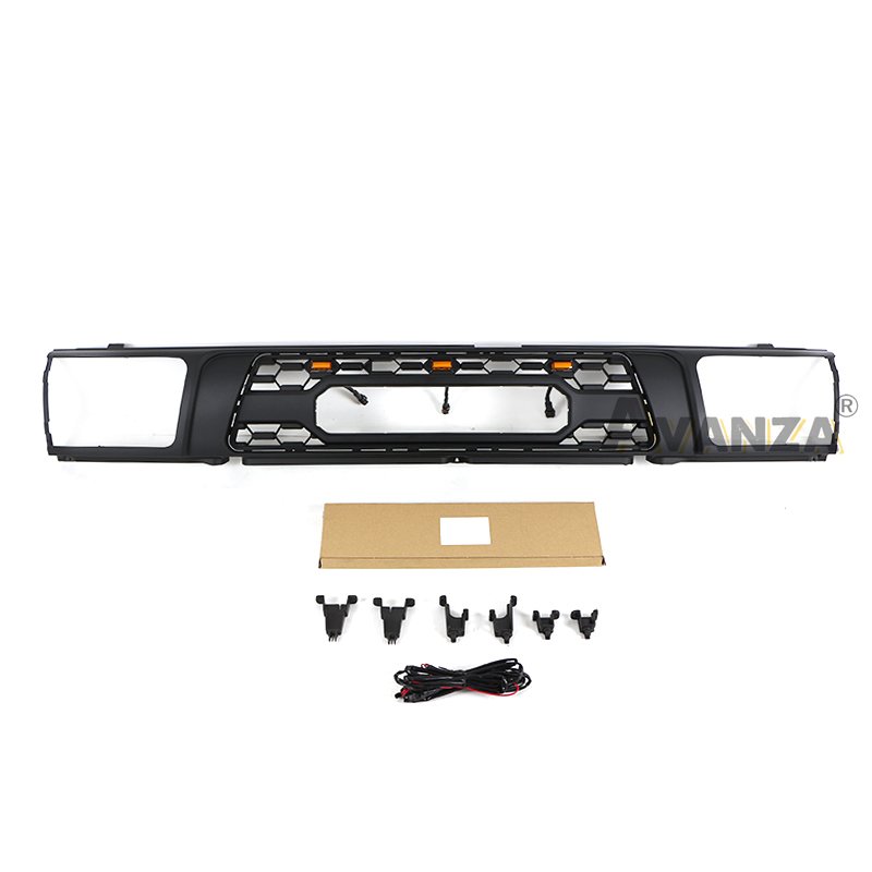 

Передняя решетка в стиле TRD с фонарями подходит для Toyota 4RUNNER 1992-1995, модификация Hilux Surf Racing Grill