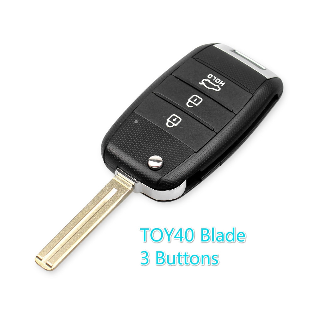

Ключ для автомобиля KEYYOU, 3/4 кнопок, для KIA K2 K3 K5 Rio Sorento Carens Cerato forremote, Складной Корпус ключа, пустой чехол, крышка брелока
