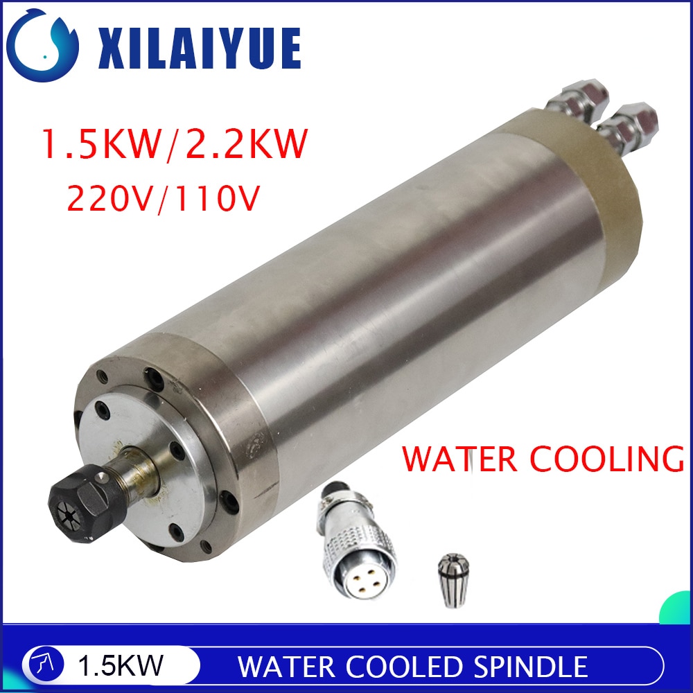 

Шпиндель двигателя XILAIYUE 1.5kw/2.2kw 220В/110В 400Гц 24000 об/мин