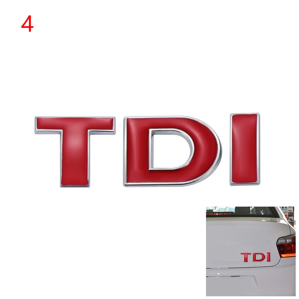 

Автомобиль 3D TDI Логотип задний багажник значок эмблема наклейка