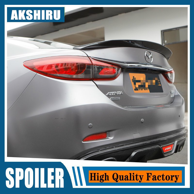 

Спойлер для Mazda 6 2014-2018 Mazda6 ATENZA, спойлер движения, материал ABS, автомобильный хвостовой праймер, задний спойлер, спойлер движения