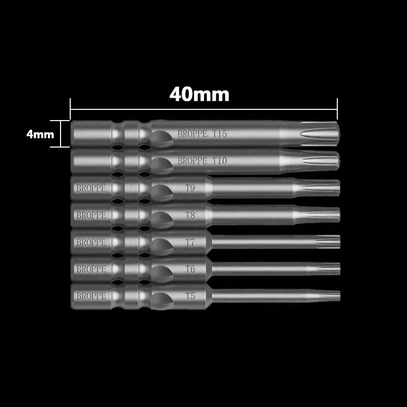 

conboom Магнитные биты для отвертки Torx, S2 сталь, 4 мм