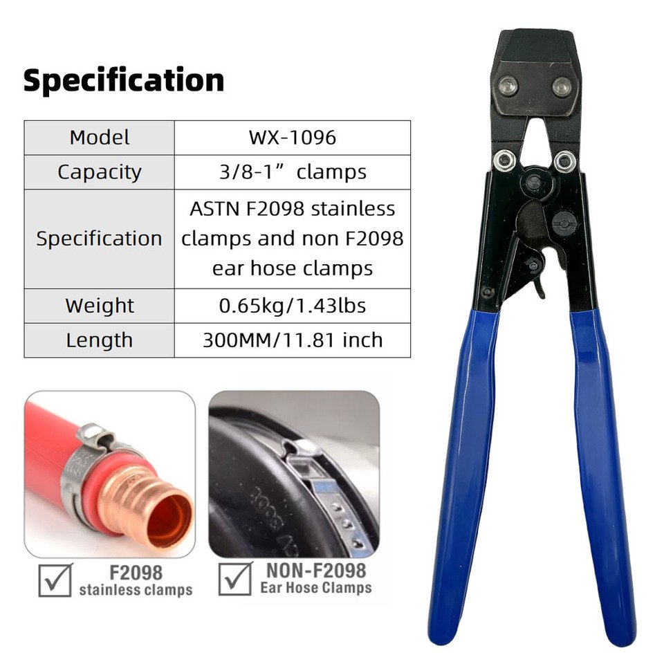 

Щипцы для крепления зажимов Lekon PEX 3/8"-1"