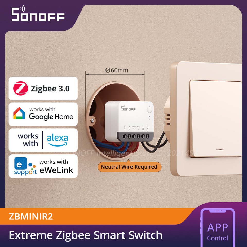 

SONOFF ZBMINIR2 Extreme Zigbee Smart Switch
