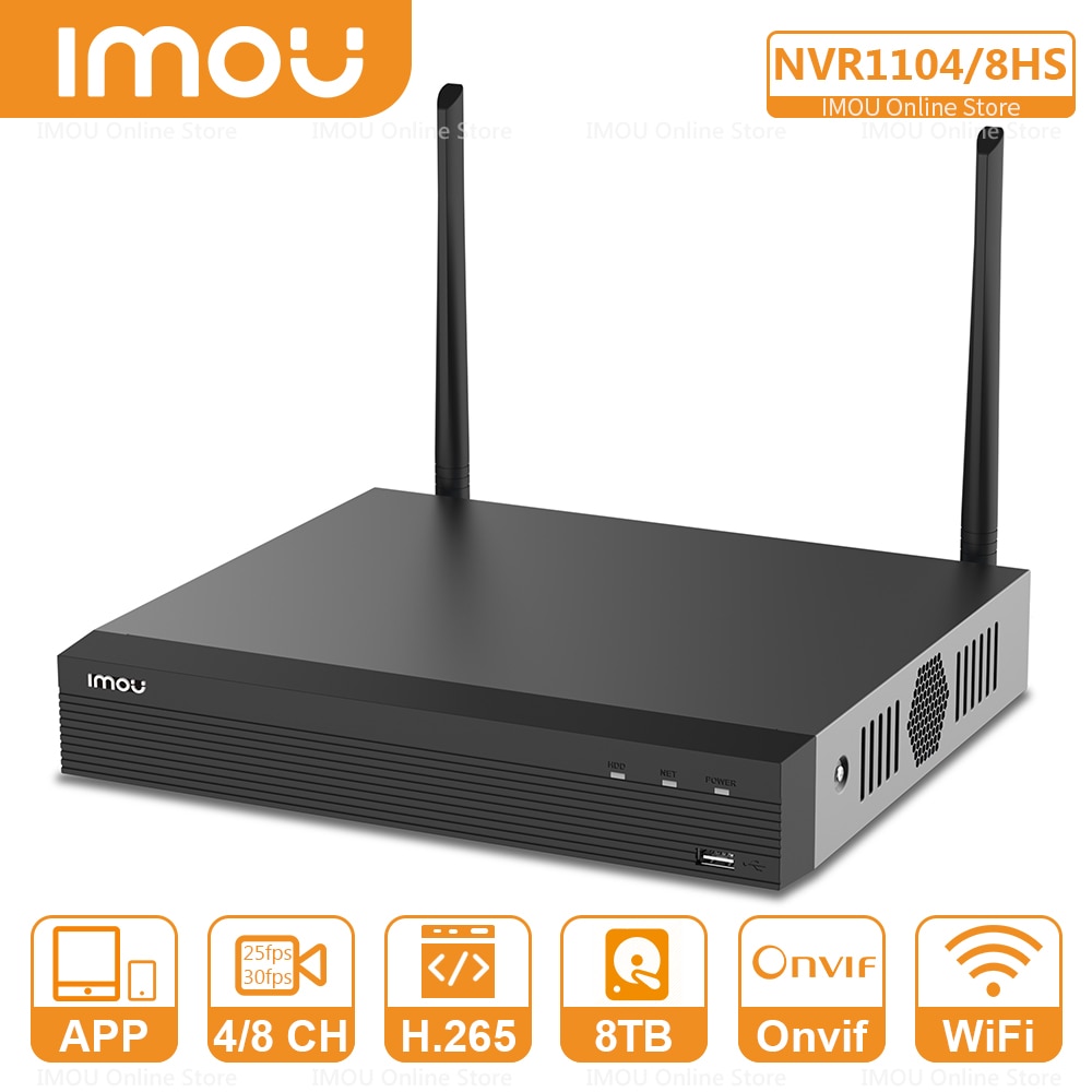 

IMOU NVR1104/8HS-W-S2 сетевой видеорегистратор