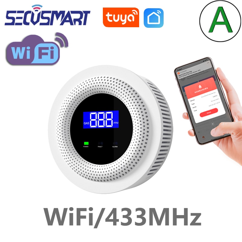 

Беспроводной датчик утечки газа SECUSMART для умного дома