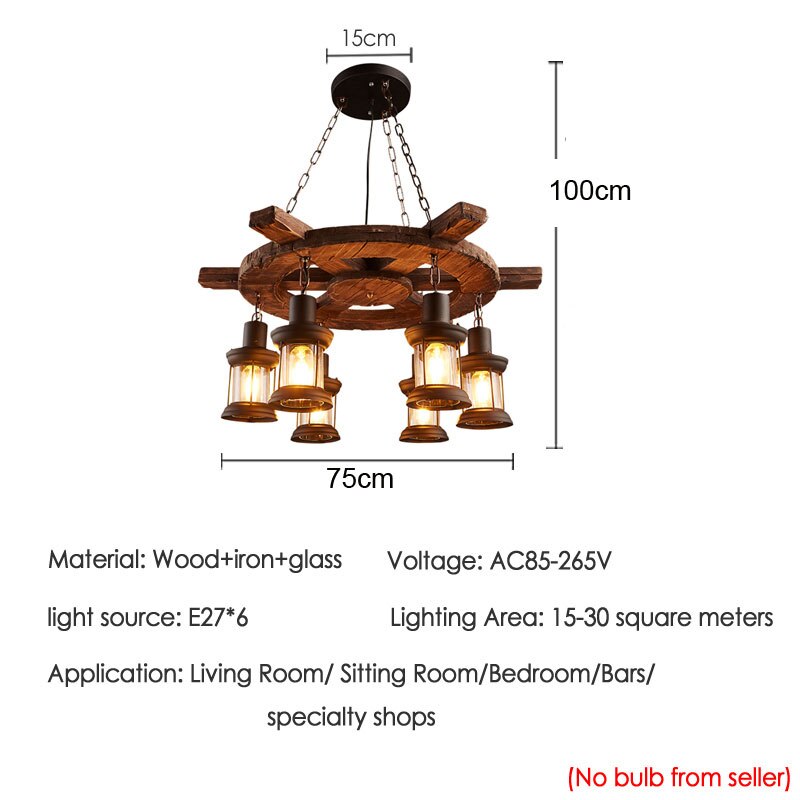 

Винтажная подвесная люстра векли Ac85-265V