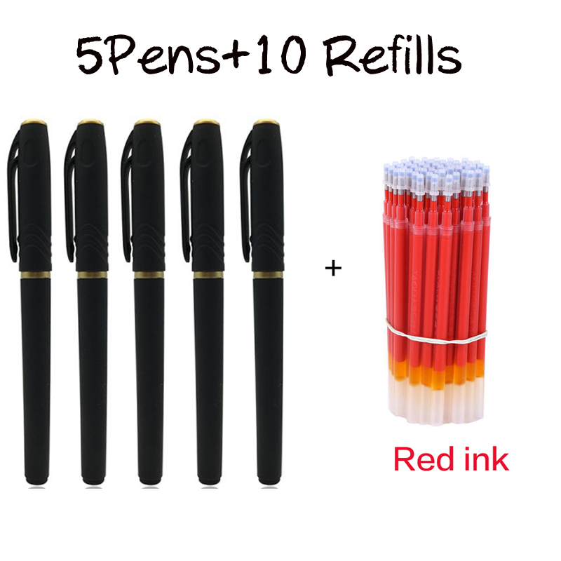 

15 шт. большой емкости, нейтральная ручка с заправкой, цилиндрическая головка 1,0/0,7/0,5 мм, черная, синяя, красная, матовая, фотоосмотр для студентов