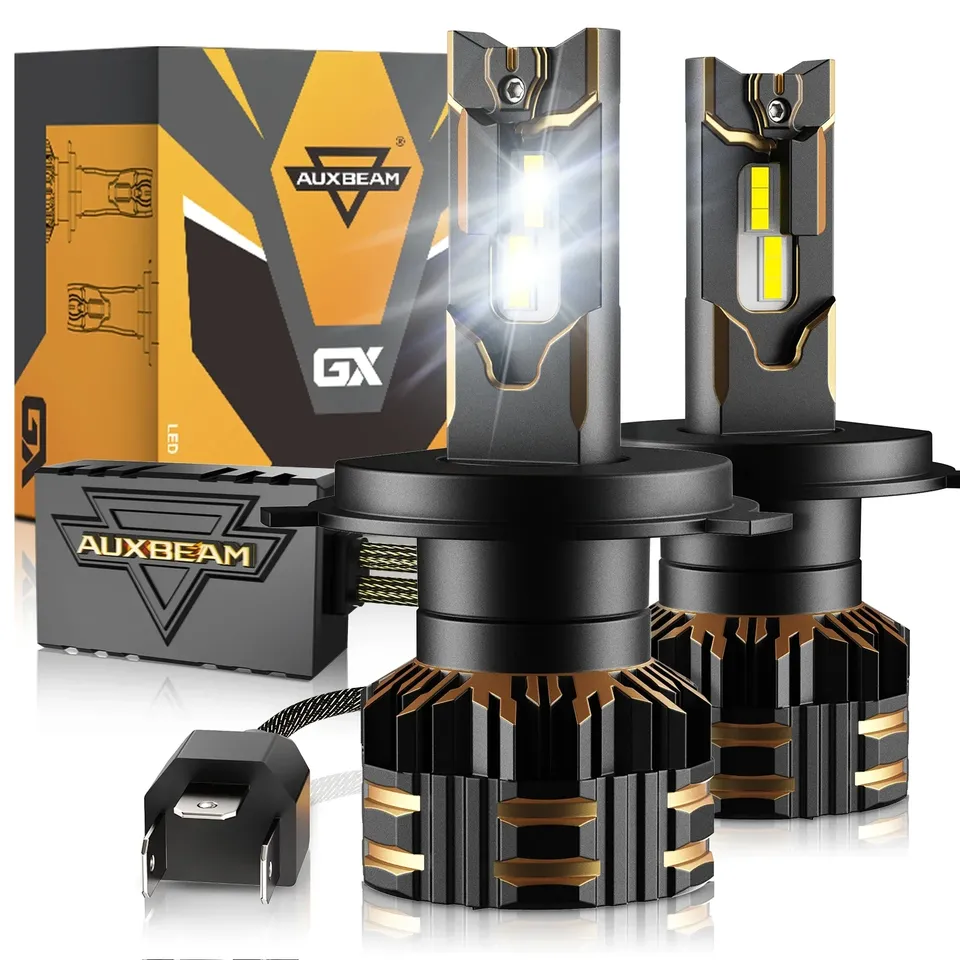 

AUXBEAM 110 Вт Светодиодные лампы для фар H4 H7 H11 9005 9006 25000 LM Супер яркий 6500K Белый свет Автоматические фары Автомобильные фары серии GX