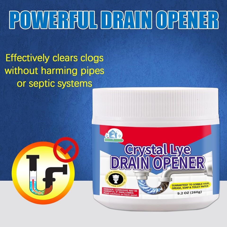 

Crystal Lye Drain Opener