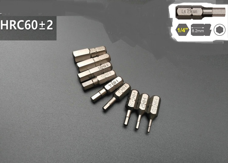 

Магнитные биты для отвертки Tsikan, сталь S2, набор из 9 штук