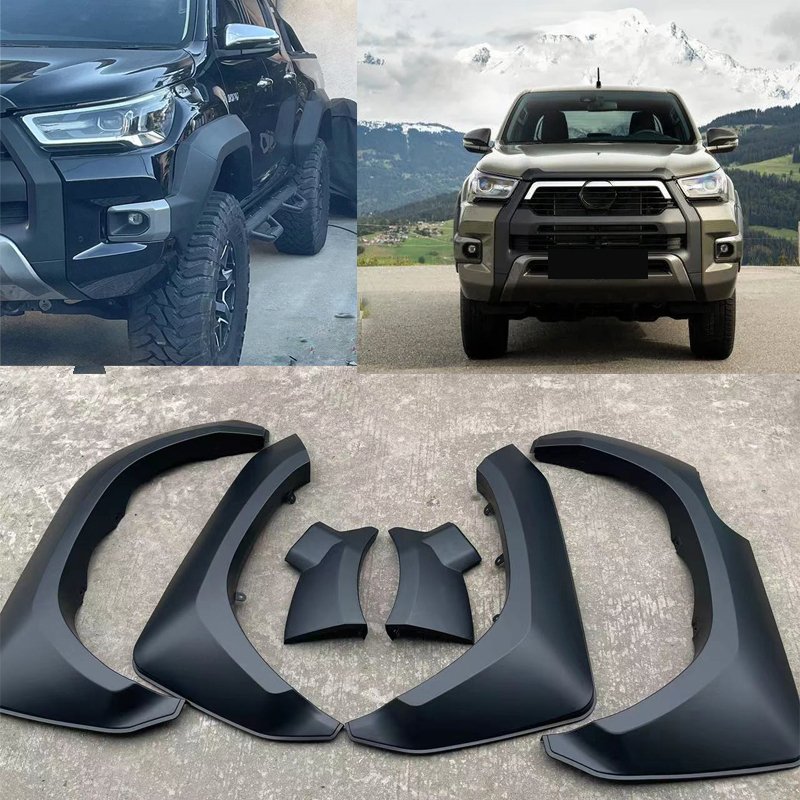 

Брызговики от грязи для Toyota Hilux Rocco 2021 2022 2023, передние и задние зеркальные аксессуары для свода колеса