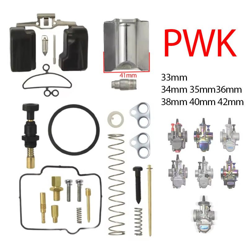 

1 комплект для KEIHIN KOSO OKO PWK 21 24 26 28 30 32 34 35 36 38 40 42 мм, детали карбюратора, комплект для ремонта карбюратора мотоцикла
