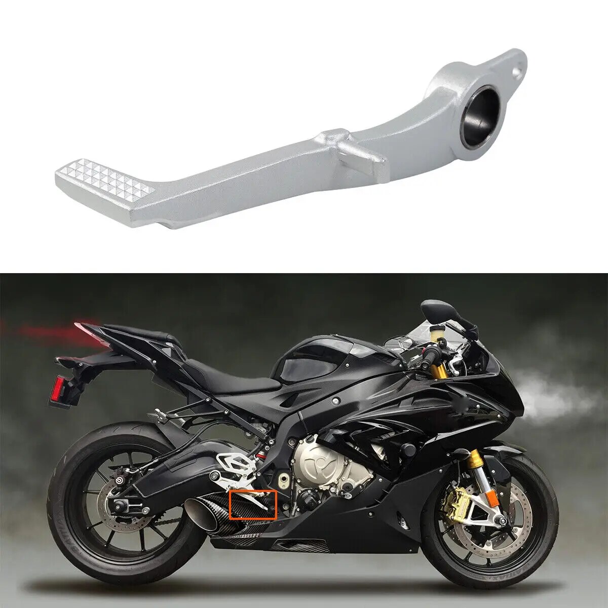 

Правая задняя педаль тормозного рычага для BMW S1000R 2014-2024/S1000RR 2015-2019 2018 2017 2016 аксессуары для мотоциклов