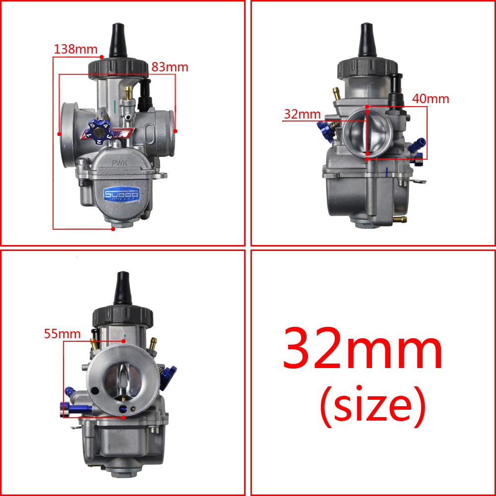 

CNC PWK 21 24 26 28 30 32 34 мм для карбюратора Keihin, универсальные карты переключения передач 2T-4t, гоночный мотоцикл, скутер, квадроцикл, карбюратор