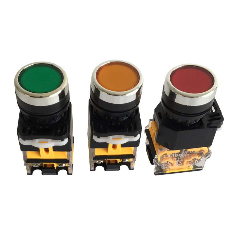 

LA38 11203 LA38-11/203 кнопочный переключатель heavy power Прямая поставка зеленый красный желтый синий белый черный
