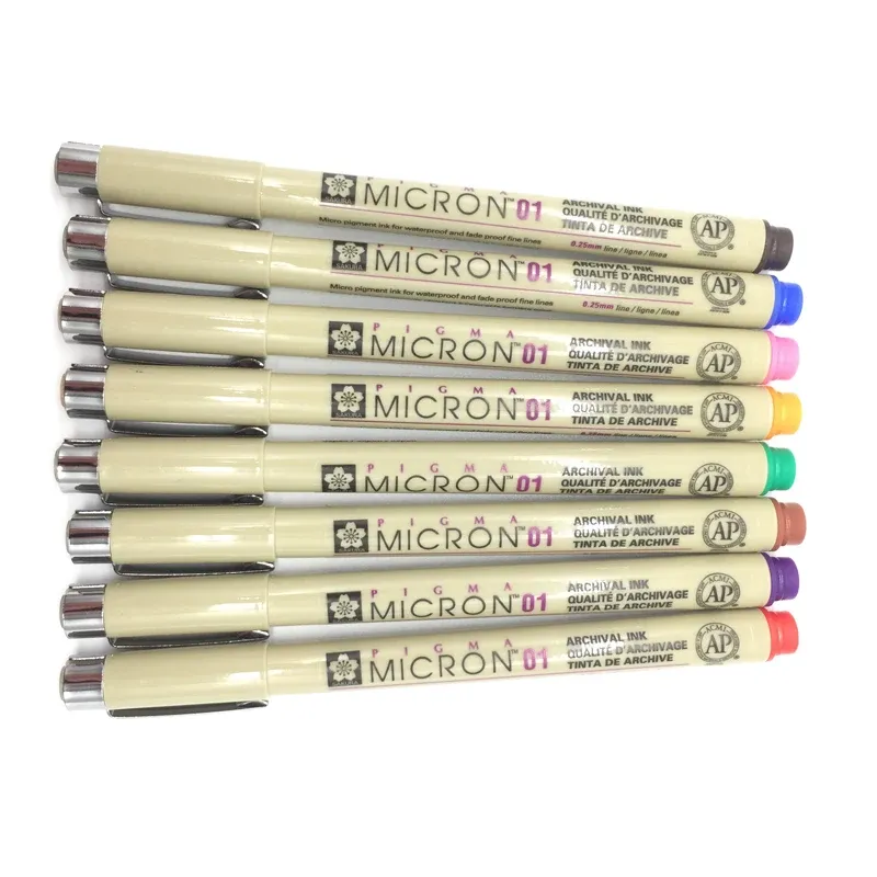 

Набор ручек Sakura Pigma Micron 0.25 мм, 8 цветов