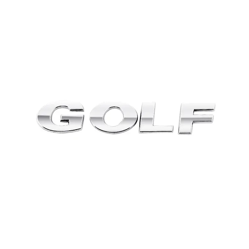 

3D ABS GOLF черный, серебристый, хромированная наклейка, Стайлинг автомобиля, авто задний багажник, буквы, логотип, маркировка, наклейка, значок, эмблема для Volkswagen VW