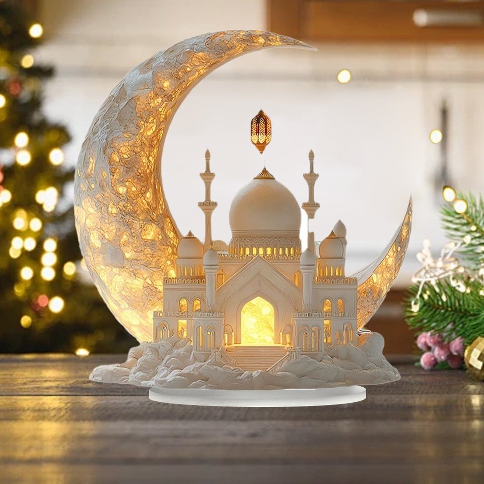 

Искусственные украшения Eid Mubarak 2025