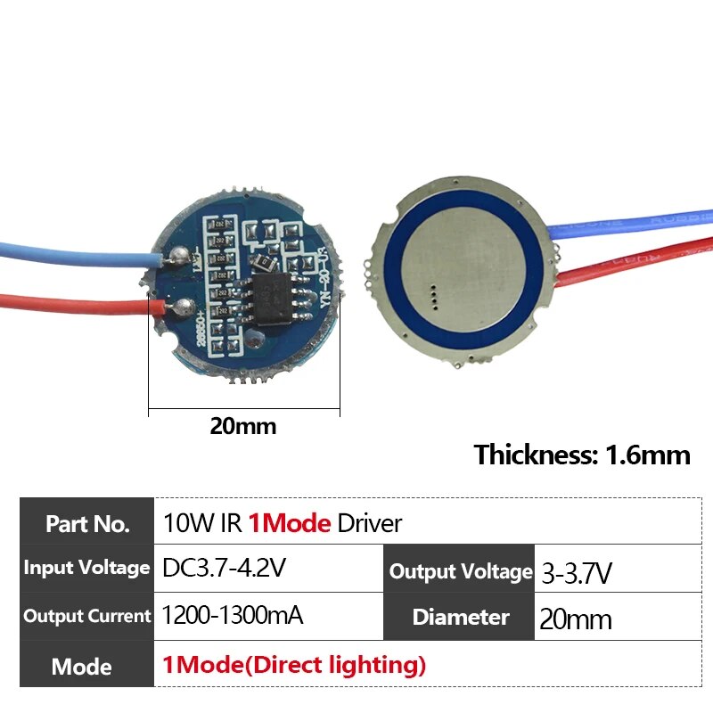 

HotRed 10W 5050 IR LED для ночного видения