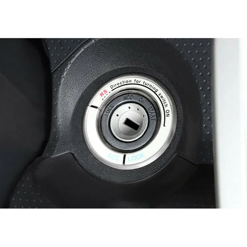 

Чехол для Toyota FJ Cruiser с рамой кнопки зажигания из серебристого алюминия