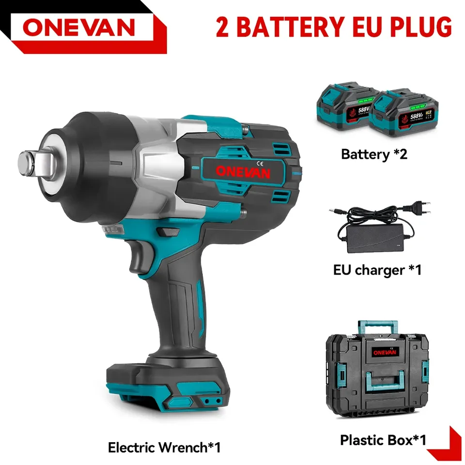 

ONEVAN 3500N.M Электрический ударный гайковерт аккумуляторный 18В