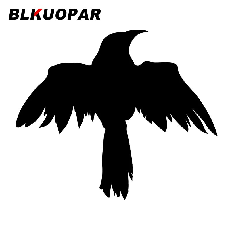 

BLKUOPAR Ворон силуэт автомобильные наклейки высечки водонепроницаемые наклейки творческие окклюзии царапины декор для холодильника виниловая пленка для автомобиля