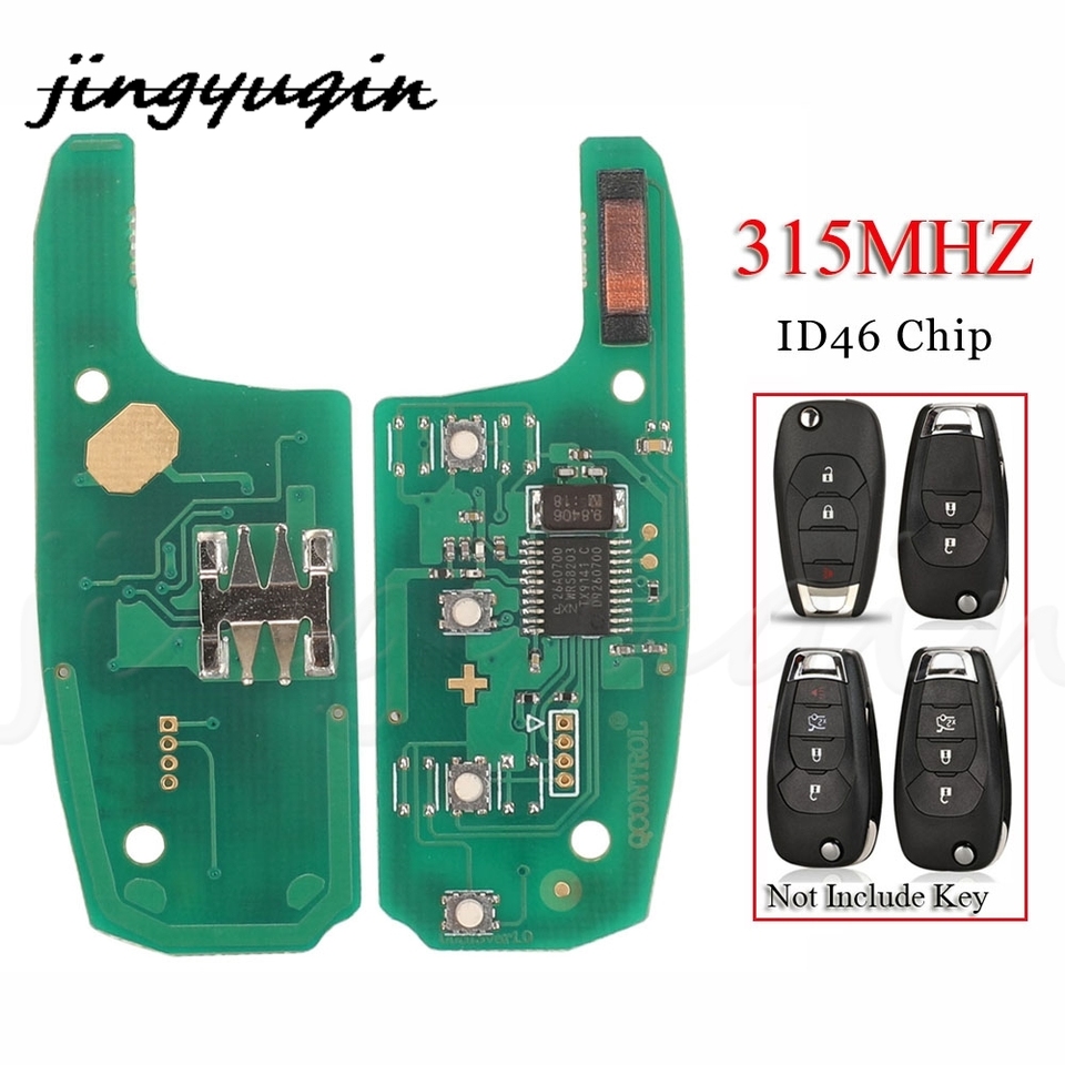 

Jingyuqin LXP-T003 315 МГц ID46 PCF7941E дистанционная Автомобильная печатная плата для Chevrolet Cruze Sonic Trax Spark Avo Trailblazer