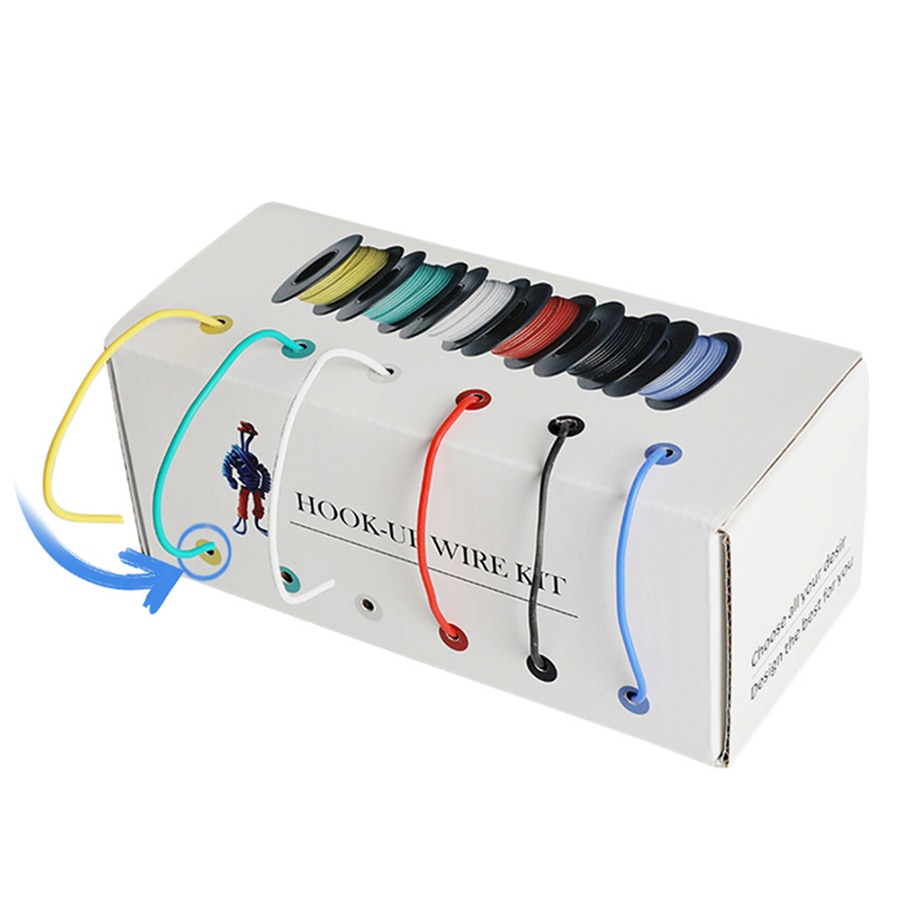 

Электрический провод UL3132-26AWG 6 цветов