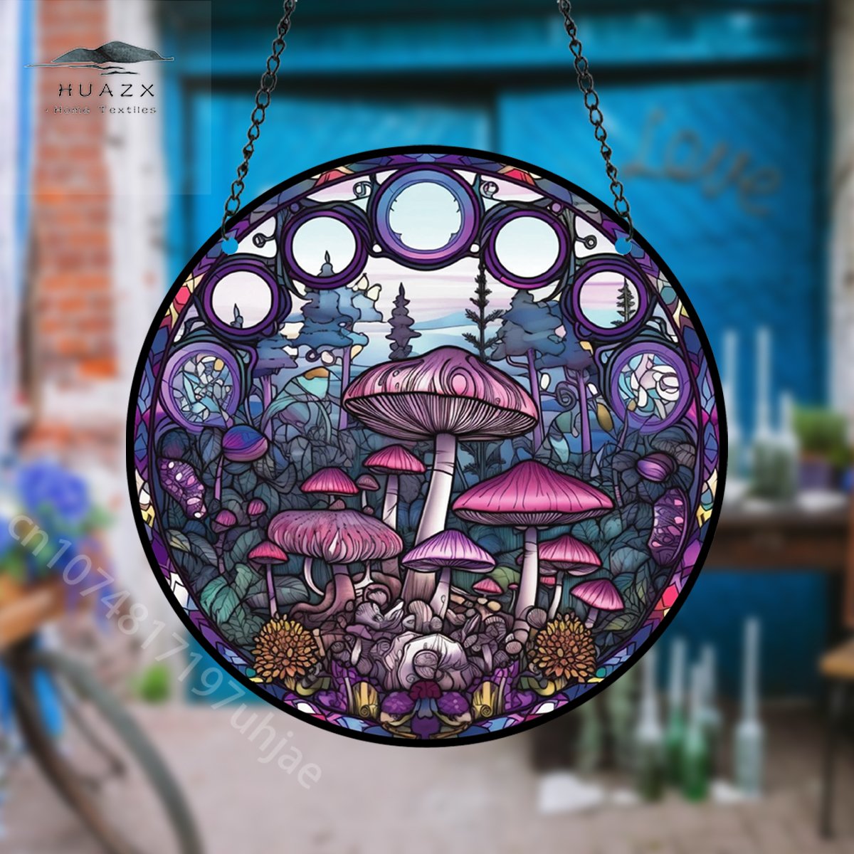 

Круглый акриловый подвес Anmial Suncatcher