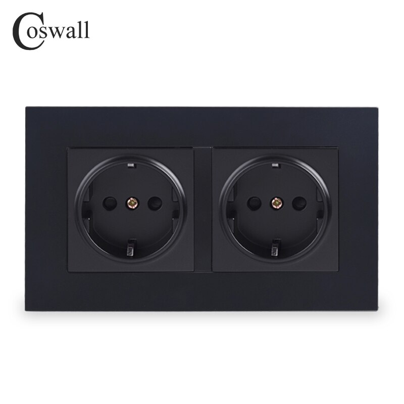 

Двойная настенная розетка Coswall