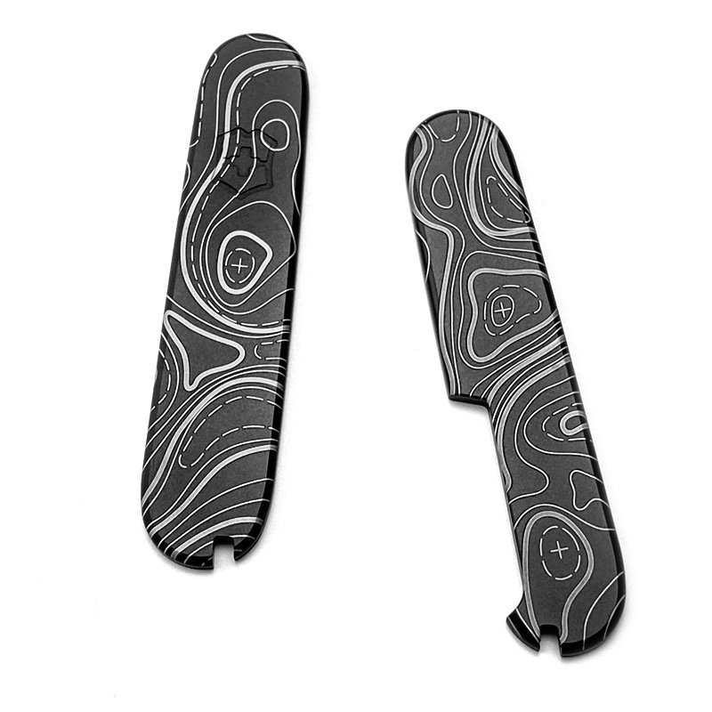 

Запасные части для ручки ножа Victorinox 91 мм из титана